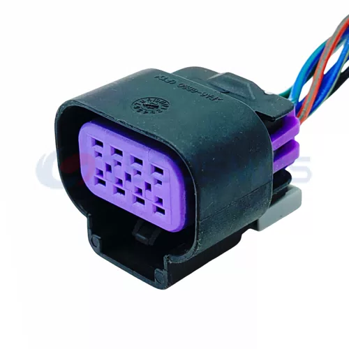 Auto Parts Waterproof Daytime Running Lights DRL Fog Light Socket for Chevrolet Buick 8-pin Female 15326835 - image 2